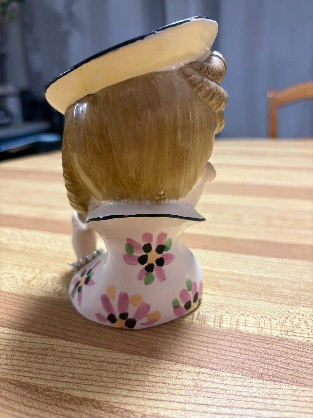 Vintage Relco LADY Porcelain Hand-Painted Head Vase / Planter - Made in Japan